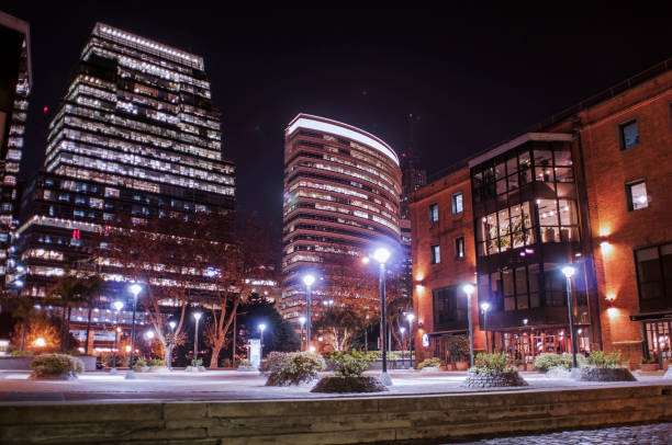 istock High buildings in city at night 903108118