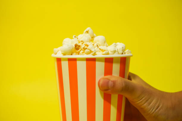 istock The popcorn which was in the paper cup 903127968