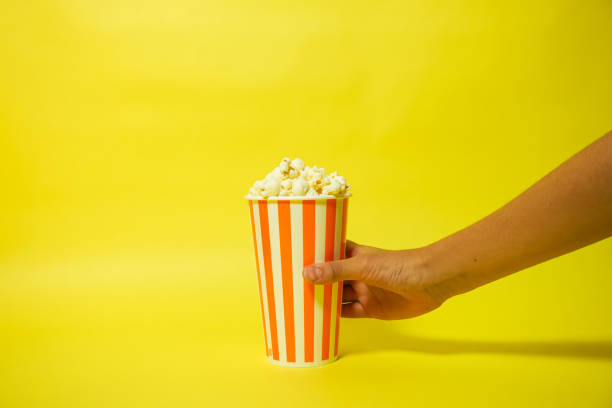 istock The popcorn which was in the paper cup 903127974