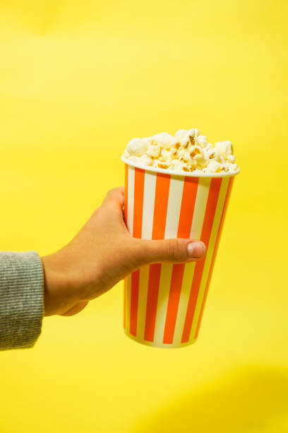 istock The popcorn which was in the paper cup 903127990