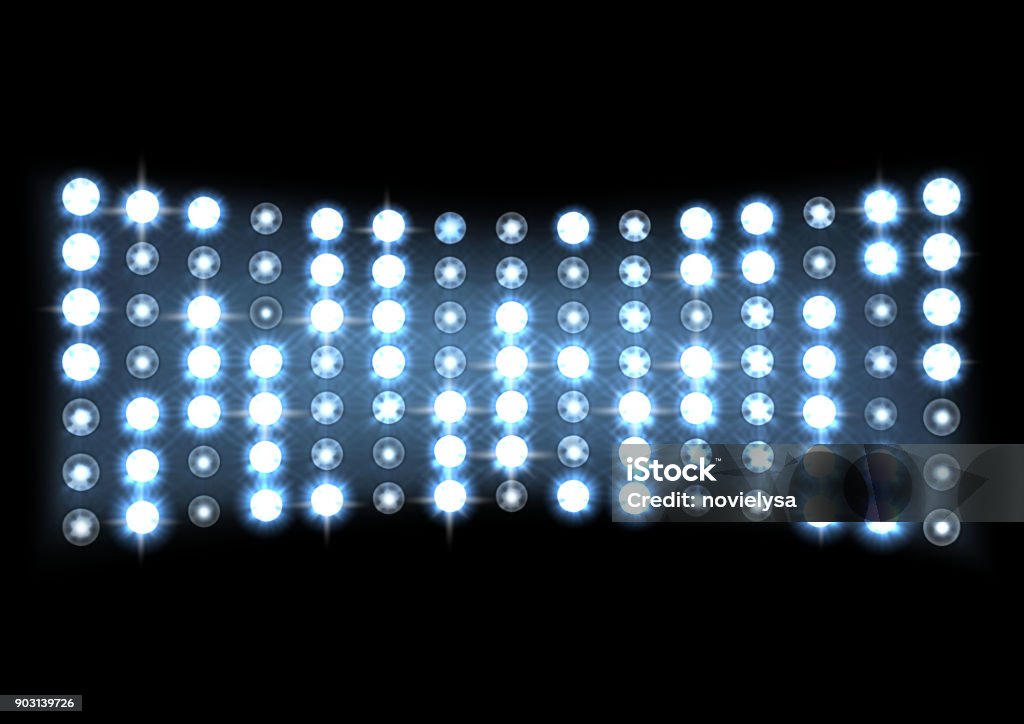 Led Projection Screen Stock Illustration - Download Image Now ...