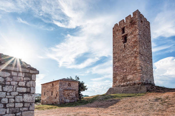 istock Byzantine tower, Nea Fokea, Kassandra, Greece. 903139746