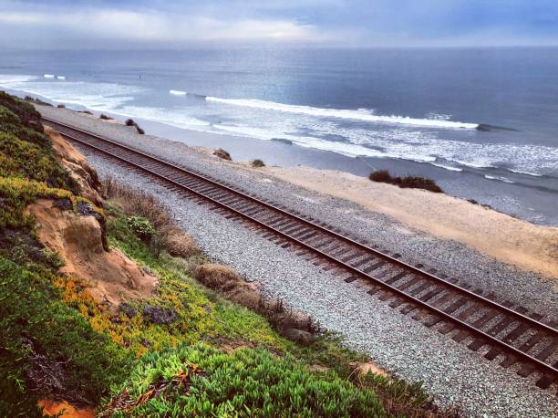 istock Del Mar beach and railroad track 903161152
