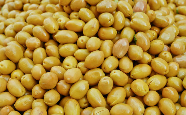 Heap of Olives at the market