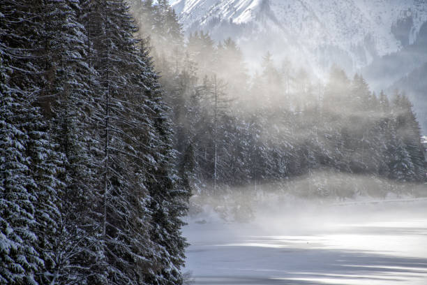 istock Frozen Lake view panorama detail 903196030