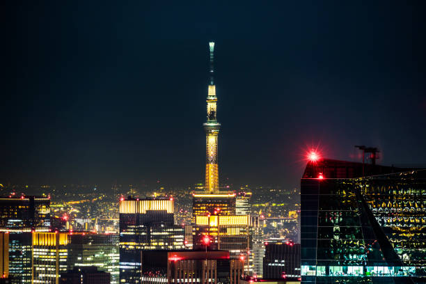 istock panoramic modern city skyline of skytree at night 903217318