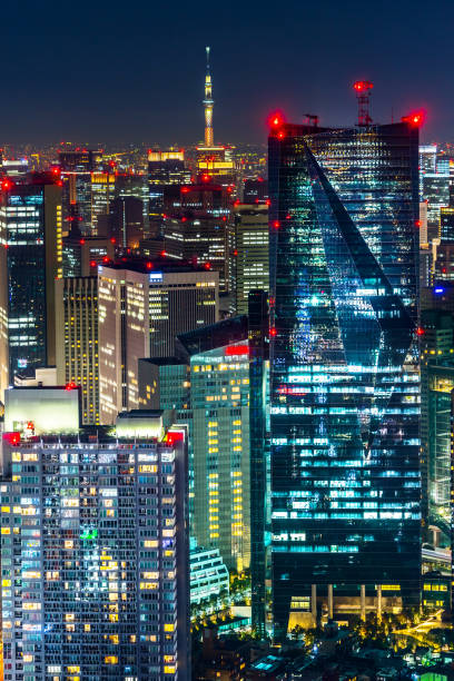 istock panoramic modern city skyline of skytree at night 903217430