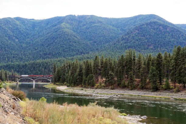 istock Railway bridge along the St Regis-Paradise Scenic Byway, Montana 903220832