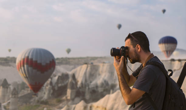 istock Photographer taking photos in Cappadocia 903226096