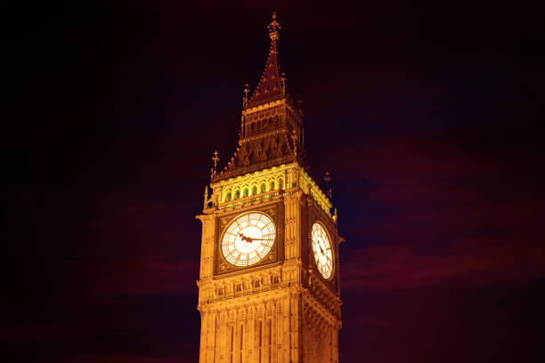 Big Ben Clock Tower in London England Big Ben Clock Tower in London England paisaje urbano stock pictures, royalty-free photos & images