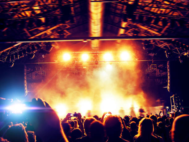 istock Concert venue crowded with fans 903242600