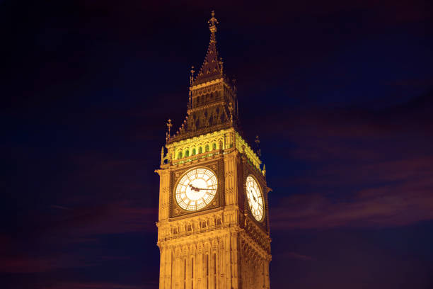 Big Ben Clock Tower in London England Big Ben Clock Tower in London England paisaje urbano stock pictures, royalty-free photos & images