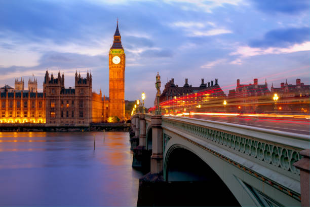 istock Big Ben Clock Tower London at Thames River 903245520