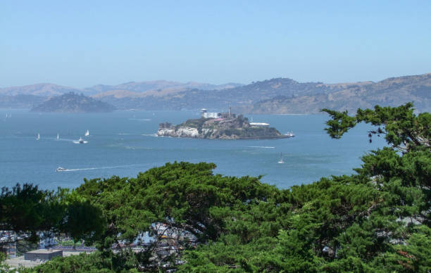 アルカトラズ島、サンフランシスコ湾 - 24203 ストックフォトと画像