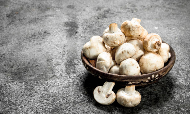 istock Fresh mushrooms in bowl. 903252764