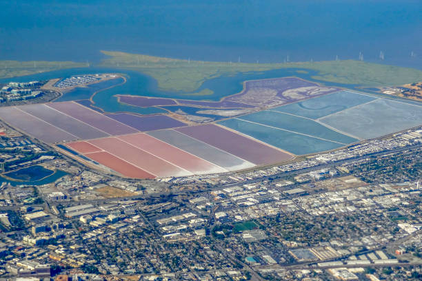 vista aérea de san francisco bay - 24239 - fotografias e filmes do acervo