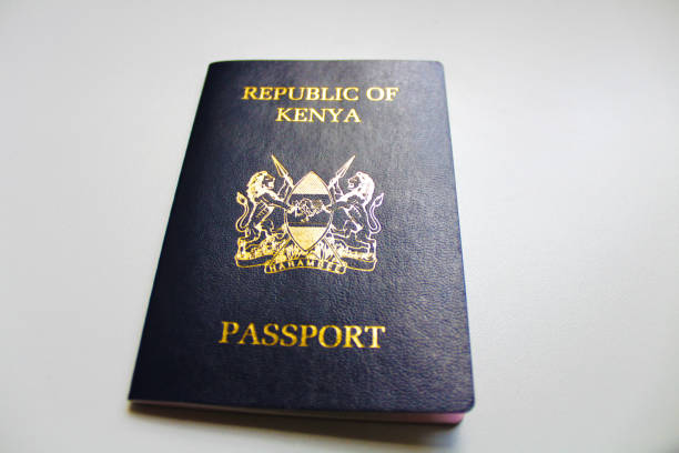 istock Kenyan Passport on White Background. 903253974