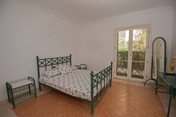 istock Interior design of bedroom in house 903261220