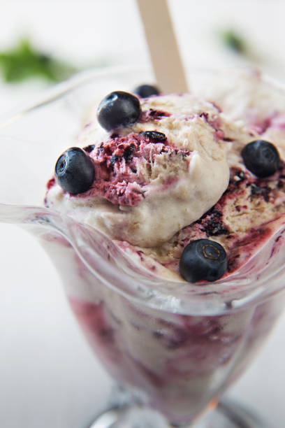 istock Fresh blueberry homemade icecream 903270190