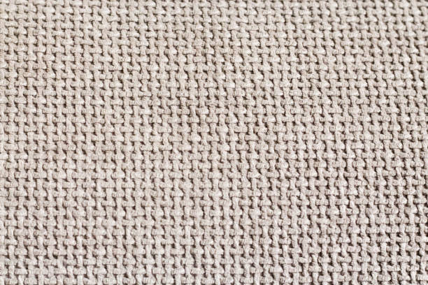 istock Closeup light beige grey ,beige color fabric texture. Strip beige fabric pattern design or upholstery abstract background 903270384
