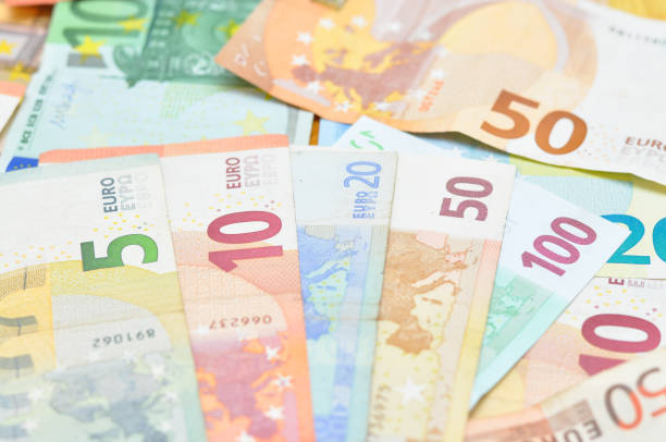 istock Pile of paper euro banknotes. 903273950