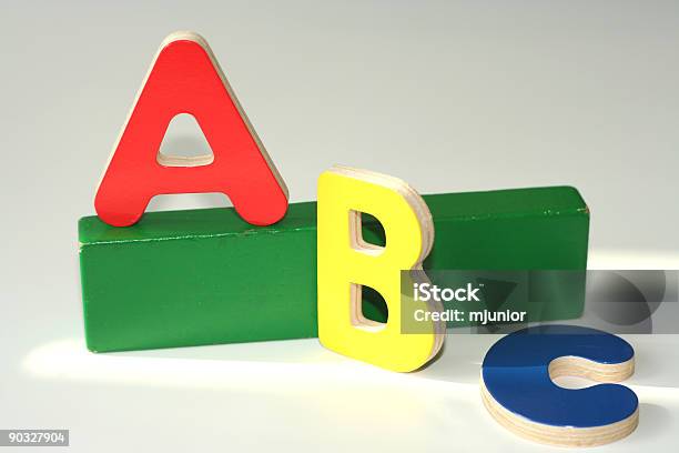 Abc Foto de stock y más banco de imágenes de Bloque de construcción - Bloque de construcción, Letra C, Amarillo - Color