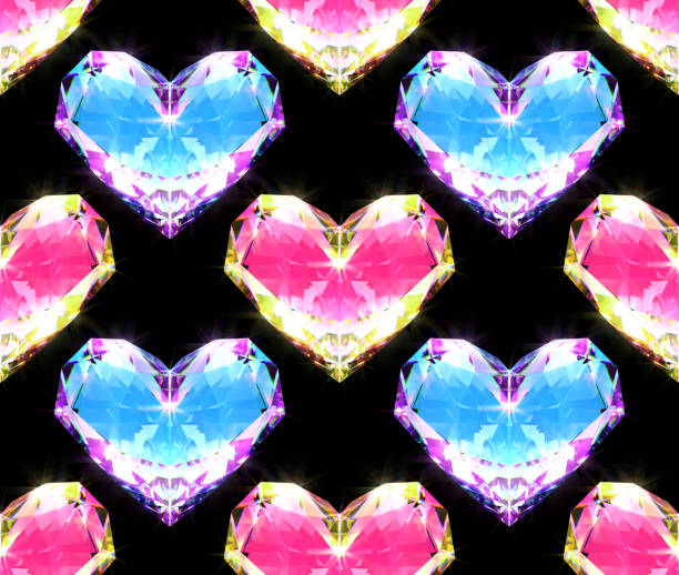 istock Seamless background of pink and blue diamonds 903280722