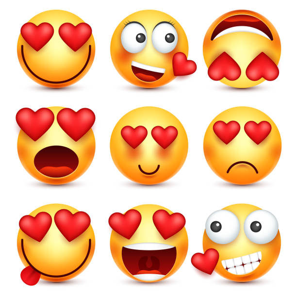 istock Valentines day smiley. Emoji with heart. Love, february 14 903282424
