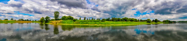 Panoramic view of an island