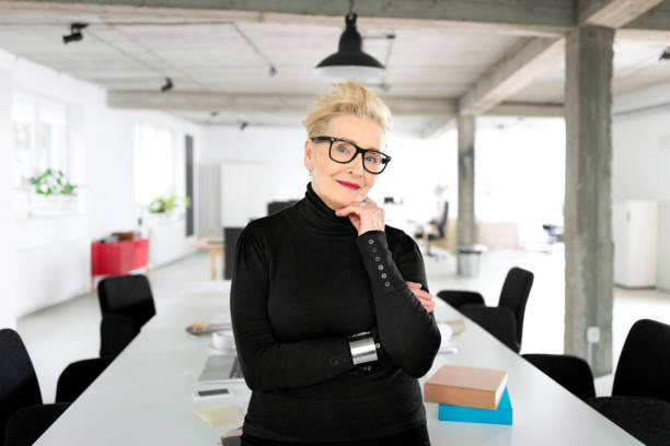 istock Senior businesswoman in the studio 903290416