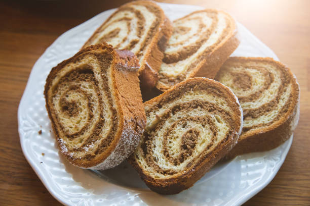 istock Slovenian traditional dessert-potica with walnuts 903293532