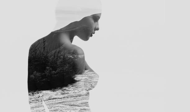 istock Double exposure. Woman and nature 903294034