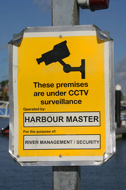 CCTV Sign stock photo