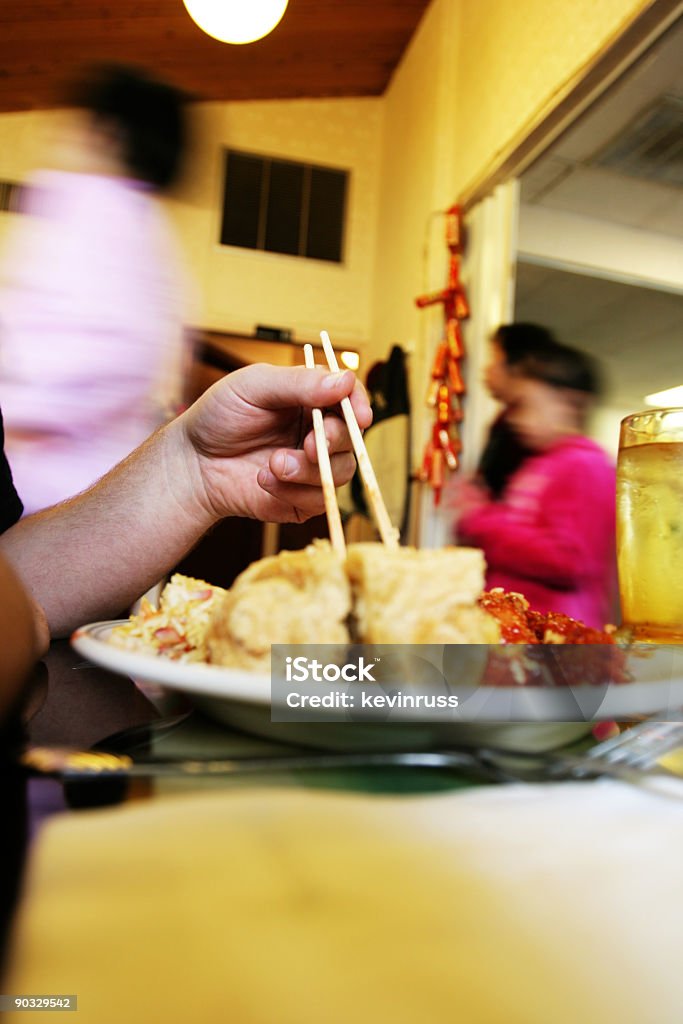 De comer em um restaurante chinês - Royalty-free Almoço Foto de stock