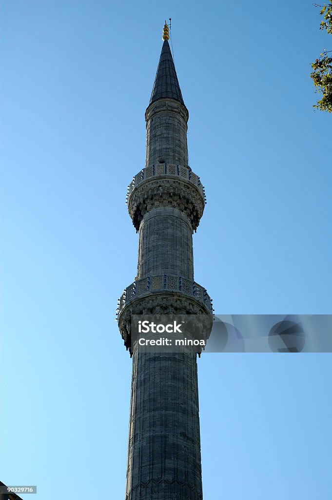 Minarete em Istambul Turquia - Royalty-free Anatólia Foto de stock