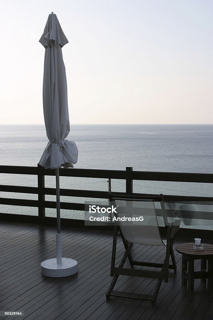 Vista dalla terrazza - Foto stock royalty-free di Albergo