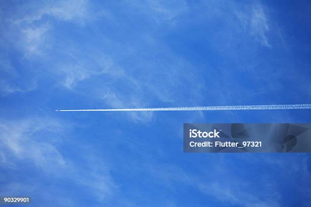 비행기구름 0명에 대한 스톡 사진 및 기타 이미지 - 0명, 구름, 꼬리지느러미