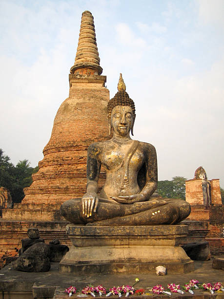 Statua del Buddha - foto stock