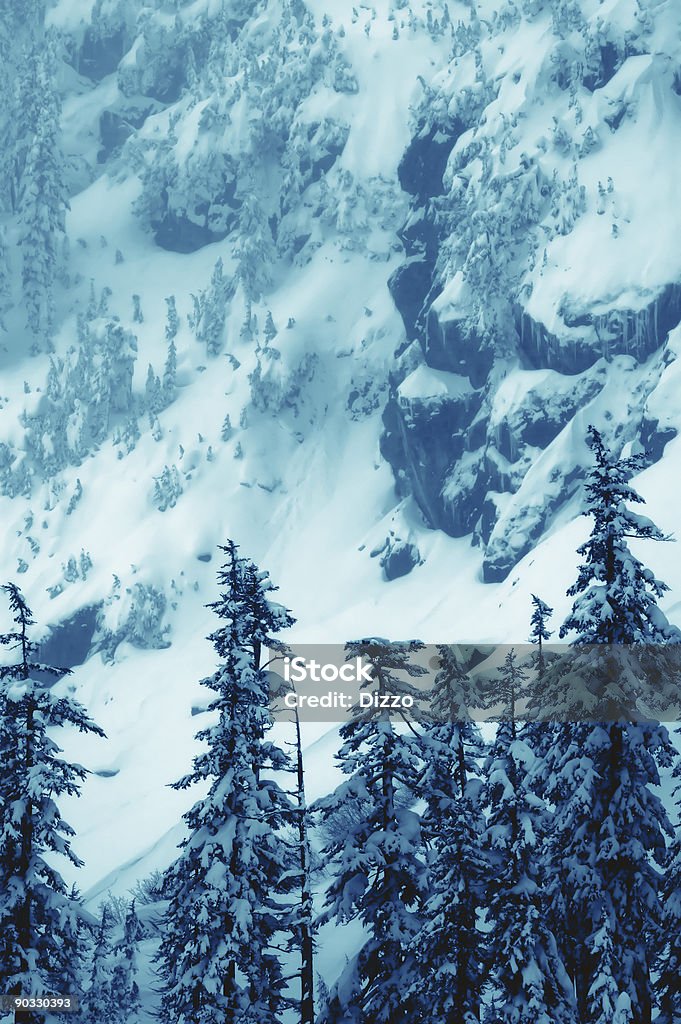 Extreme esportes de inverno-Blue Mountains - Foto de stock de Afloramento royalty-free