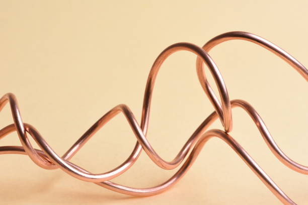 istock Copper wire, concept of industry development 903305684