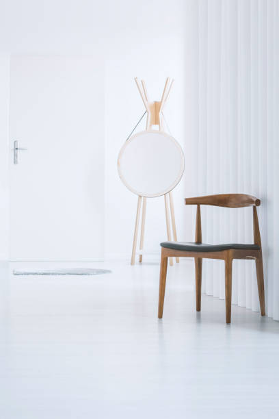 istock Dark wooden chair in anteroom 903305870