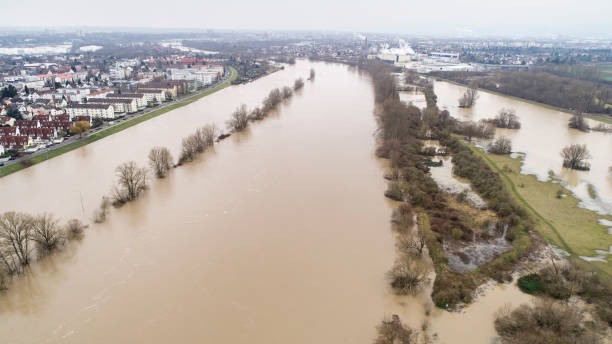 istock Flooded riverbanks of River Main, Germany 903305894