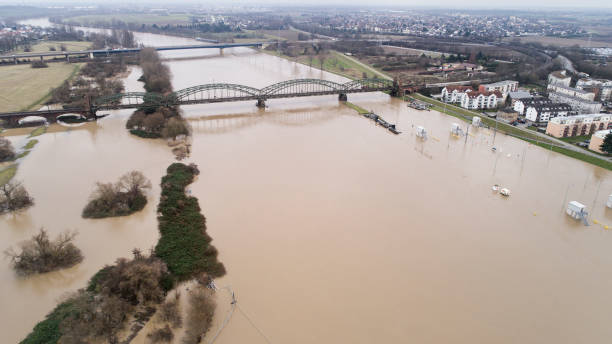 istock Flooded riverbanks of River Main, Germany 903306044
