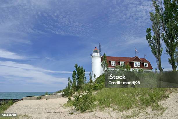 Farol Great Lakes - Fotografias de stock e mais imagens de Michigan - Michigan, Nação Huron, Acima