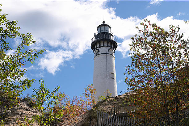 Lighthouse – Great Lakes stock photo