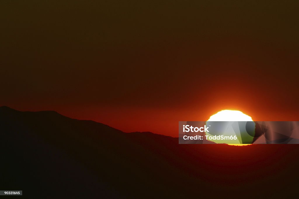Smoky Mountain Sunset  Appalachia Stock Photo