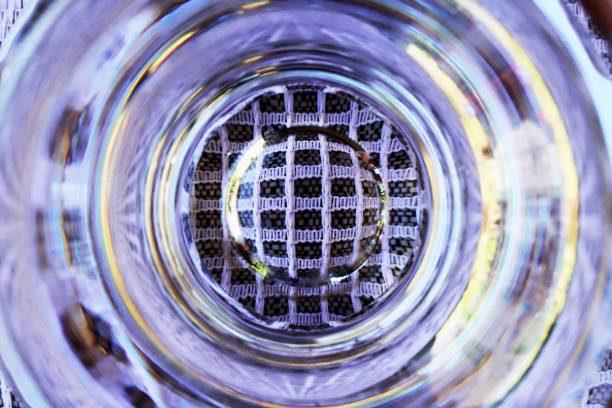 istock Bottom of water filled glass 903334246