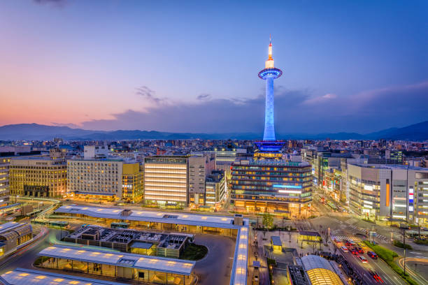istock Kyoto, Japan Skyline 903346300