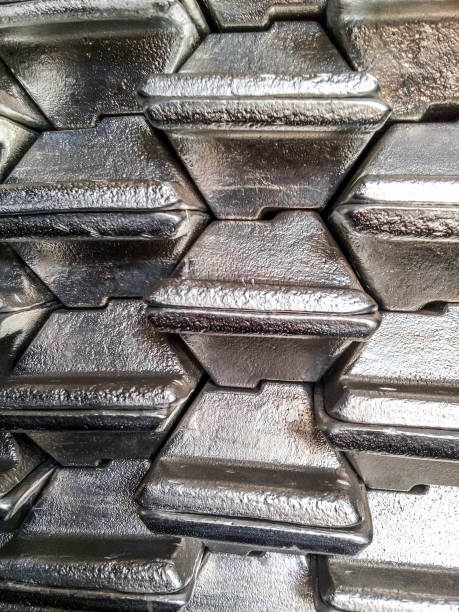 istock Aluminum ingots. Transportation of aluminum for export 903360724