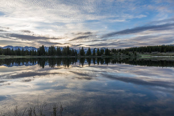 istock Colorado Mountain Lake Reflection at Sunrise 903361344